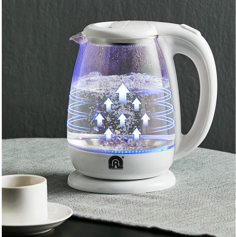 Automatic power off transparent glass electric kettle