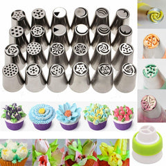 24Pcs Russian Tulip Stainless Steel Nozzles