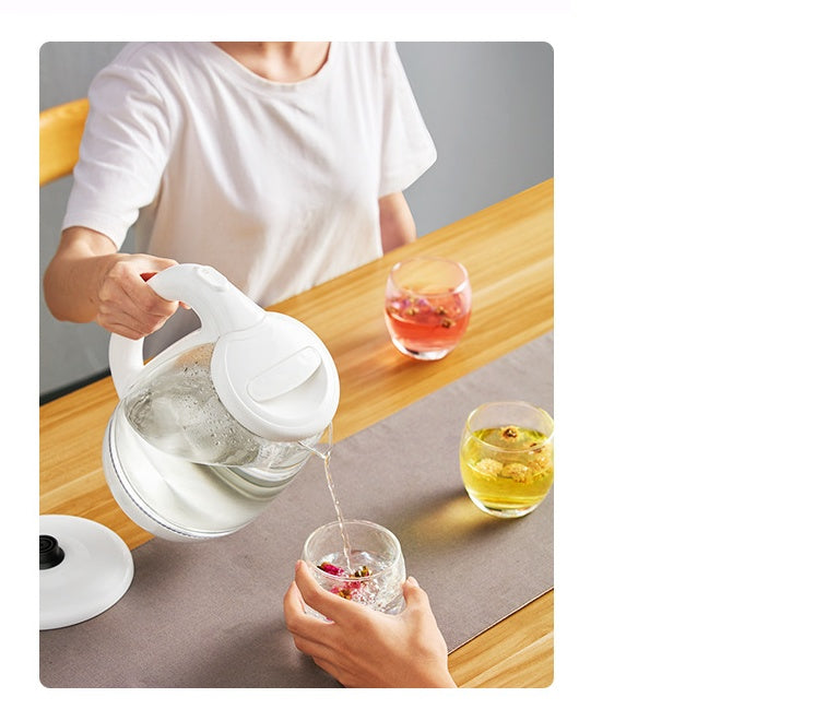 Automatic power off transparent glass electric kettle